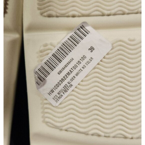 Heron Preston Eco Molded Slides Size 39 US 9 Women's Off-White - Picture 11 of 12